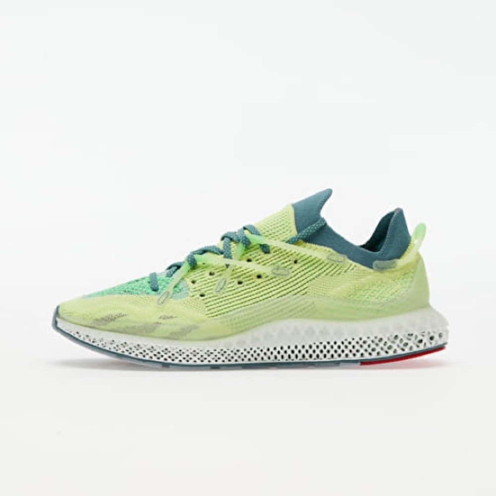 Adidas 4D Fusio Semi Frozen Yellow /Hazy Emerald/Dove Grey, US M/9, W/10M